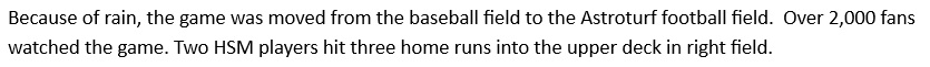 1998 HENDRICKS SPORTS vs. MAJOR LEAGUE PLAYERS RICE UNIVERSITY